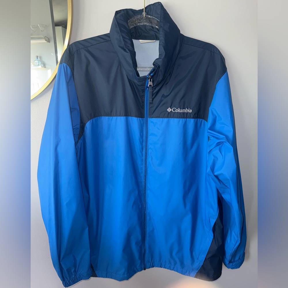 Columbia Blue Raincoat for Men Sz L
